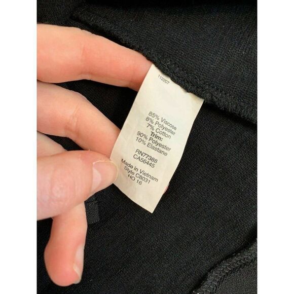 J Crew Womens Solid Black Crew Neck Tank Top Small - Picture 8 of 8